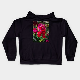 Pink Red Flowers Plant Garden Kids Hoodie